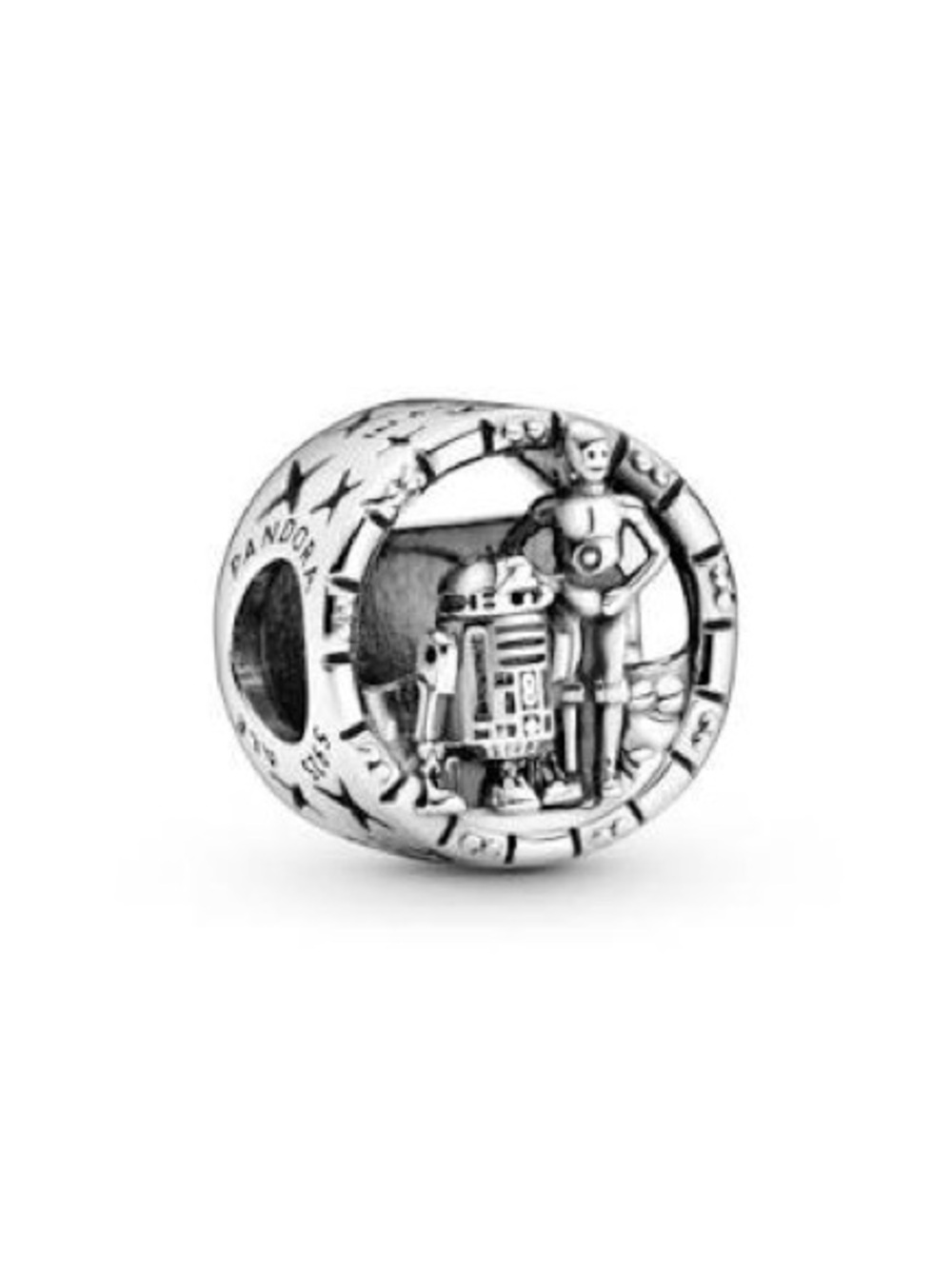 Pandora Silver Star Wars R2-D2 & C-3PO Charm